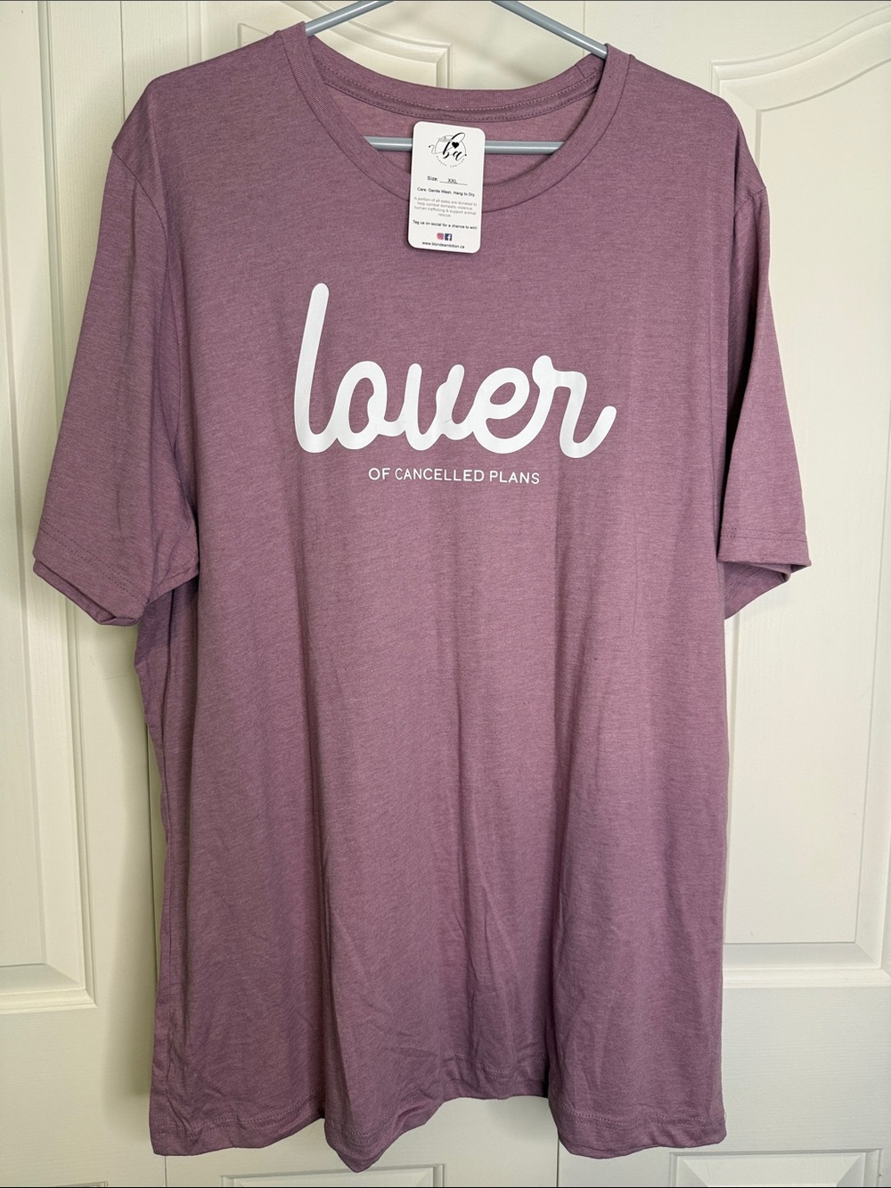 NWT Blonde Ambition Lover Graphic Tee - Mauve Short Sleeve Shirt